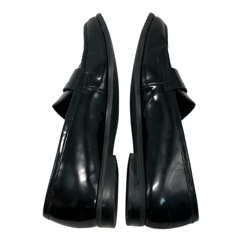 Banana Republic Factory Black Leather Classic Penny Loafers Flats Women’s 9 - Picture 11 of 16